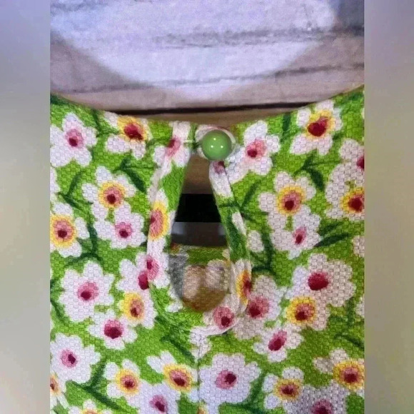 California Concepts Vintage Daisy Patterned Dress - Picture 6 of 7